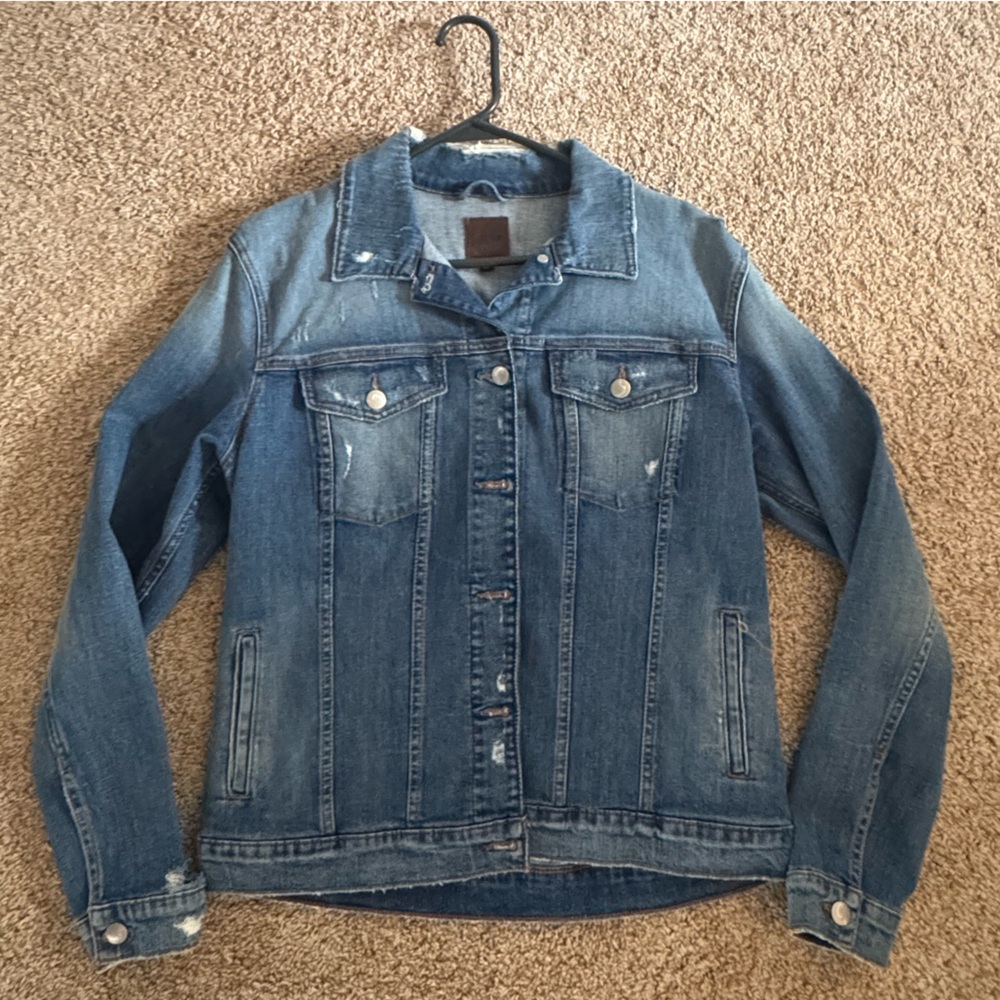Joe's Jeans Distressed Blue Denim Jacket